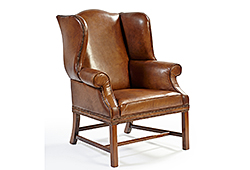 Butaca piel vintage Baker