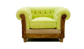 Sillón verde chesterfield Chesire