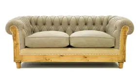 Sofá 2 plazas beige chesterfield Chesire
