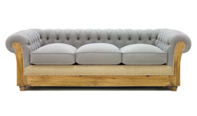 Sof cama gris chesterfield Chesire