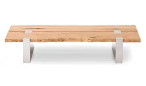Mesa de centro castaño nórdico Jasper