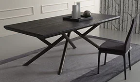 Mesa de comedor nogal canaletto Random Ozzio Mesa de comedor nogal canaletto Random Ozzio