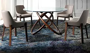 Mesa de comedor redonda Ángel Cerdá Nuldi