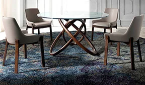 Mesa de comedor redonda Ángel Cerdá Nuldi