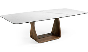 Mesa de comedor de diseño porcelánico Paute