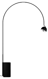 Lámpara de pie pértiga Bowee