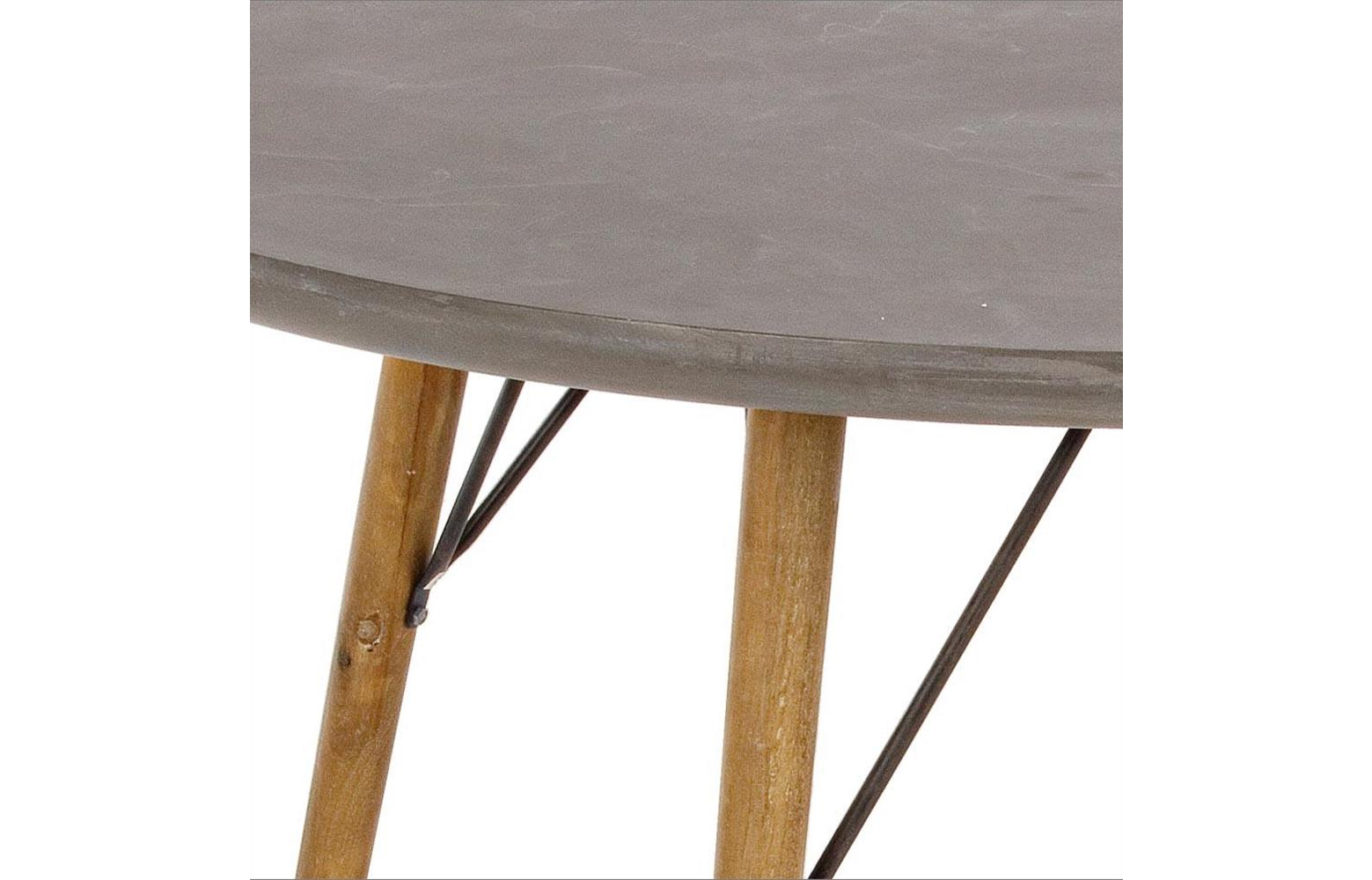 Mesa de comedor redonda vintage Ragusa