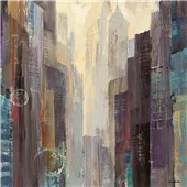 Cuadro canvas ciudad en el amanecer Cuadro canvas ciudad en el amanecer
