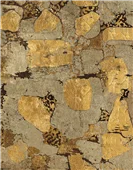 Cuadro canvas piedra dorada I