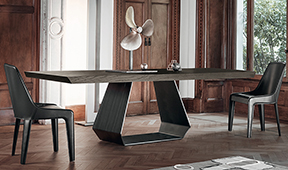 Mesa de comedor chapa natural Amond Bonaldo