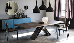 Mesa de comedor madera extensible Premier Cattelan