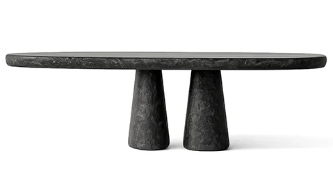 Mesa de comedor microcemento Dolmen Mesa de comedor microcemento Dolmen