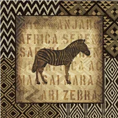 Cuadro canvas african wild zebra Cuadro canvas african wild zebra