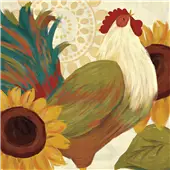 Cuadro canvas spice roosters I