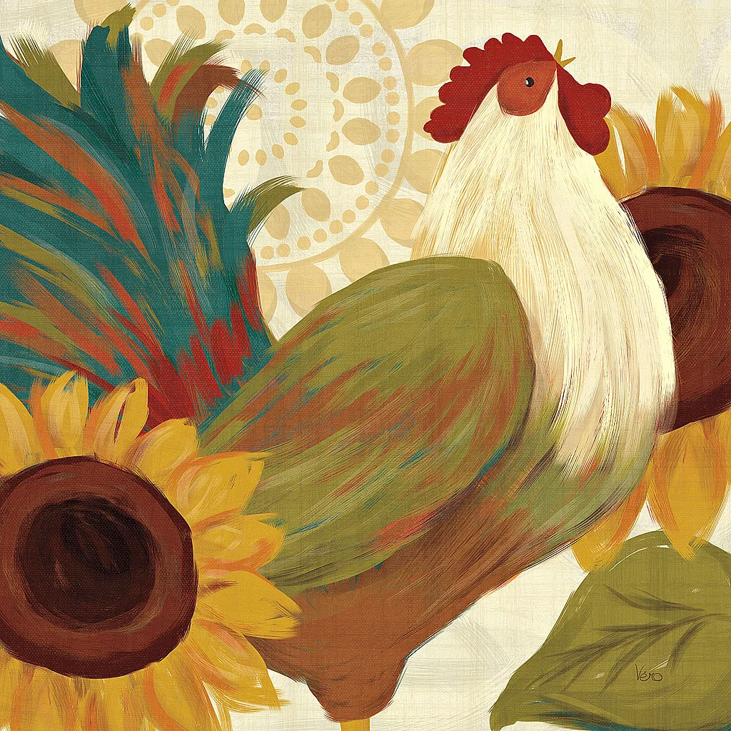 Cuadro canvas spice roosters I