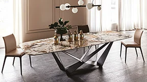 Mesa de comedor Skorpio Keramic Calacatta Mesa de comedor Skorpio Keramic Calacatta