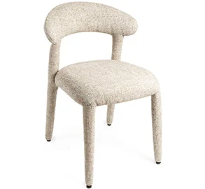 Silla tapizada beige Nieda Silla tapizada beige Nieda