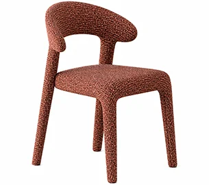 Silla tapizada terracota Nieda Silla tapizada terracota Nieda