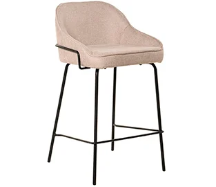 Taburete para barra de cocina beige Nyra