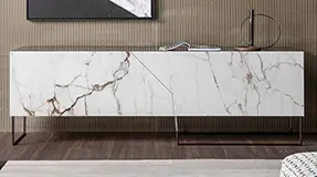 Aparador de diseño porcelánico Doppler Bonaldo