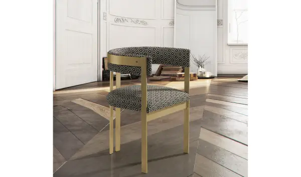 Sillón respaldo curvo latón Gatsby