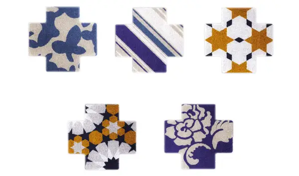 Alfombra de lana Puzzle