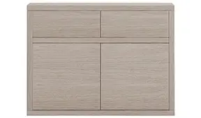 Mueble de entrada 2 cajones 2 puertas nórdico Sendai