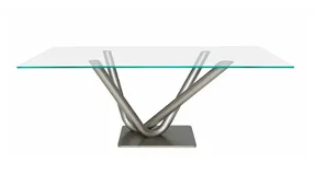 Mesa de comedor cristal Victory Tonin Casa