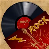 Cuadro canvas vinyl club rock
