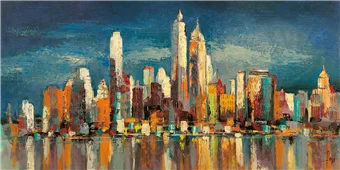 Cuadro canvas new york riflessi del mattino Cuadro canvas new york riflessi del mattino