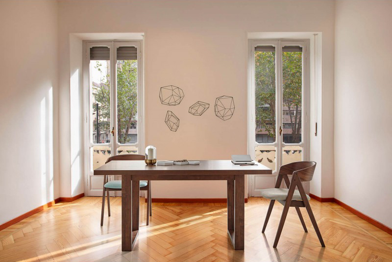Mesa de comedor nórdica Amberi