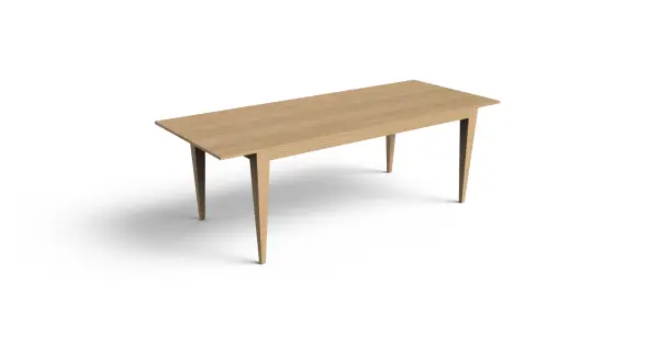 Mesa de comedor extensible nórdica Sapporo