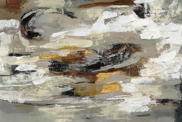Cuadro canvas neutral abstract gray