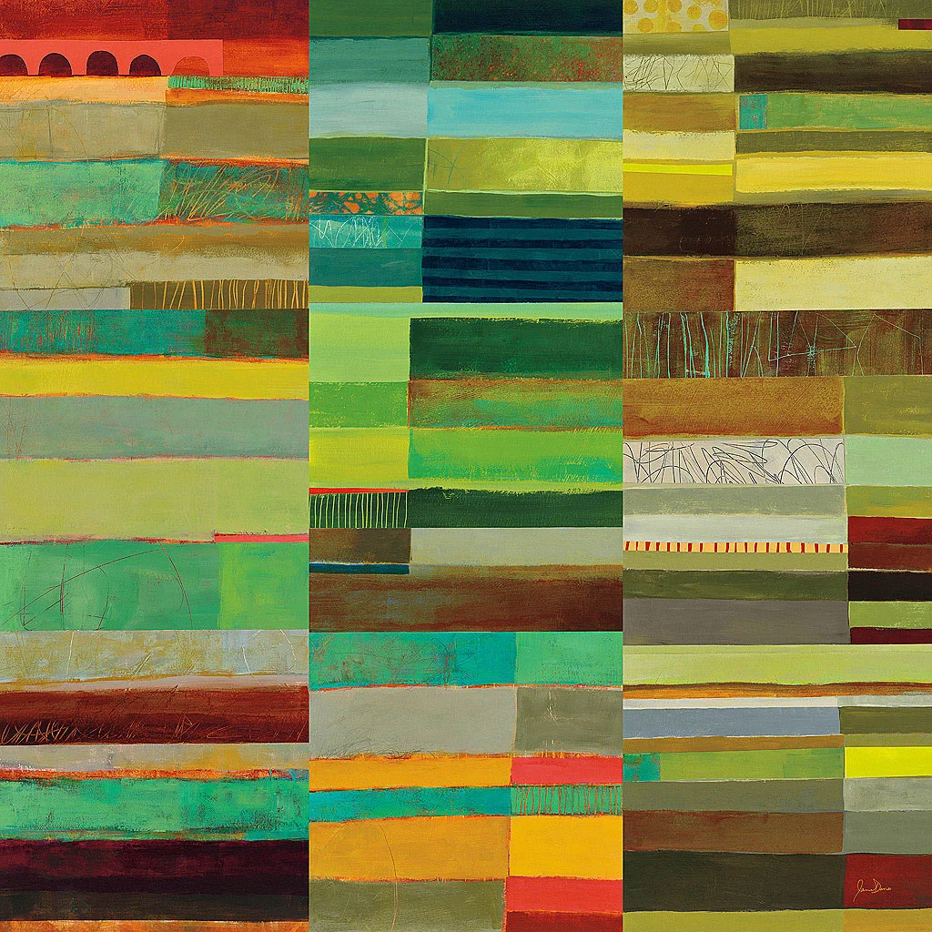 Cuadro canvas fileds of color X