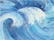 Cuadro canvas the big wave