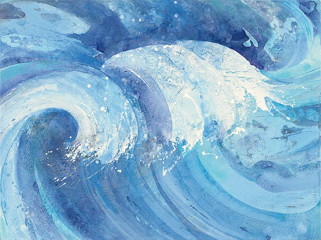 Cuadro canvas the big wave