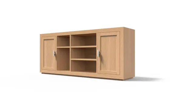 Mueble tv 2 puertas colonial Manhattan