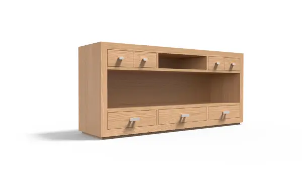 Mueble tv 7 cajones colonial Manhattan