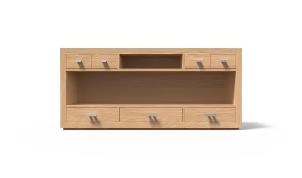 Mueble tv 7 cajones colonial Manhattan