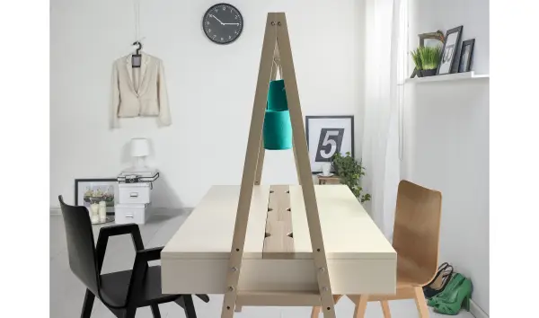 Mesa de escritorio 2 caras acacia nórdica Spoty
