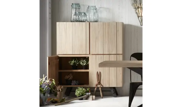 Aparador alto industrial Tiva