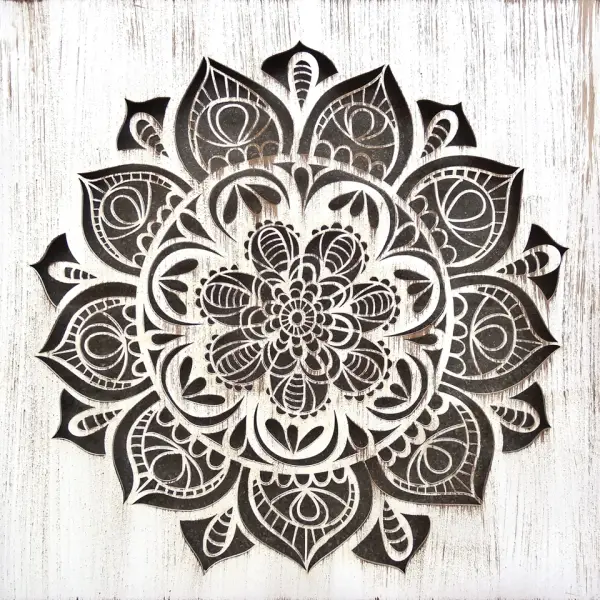 Cuadro mandala decapado