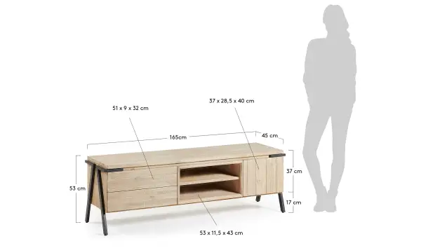Mueble tv nórdico Disset