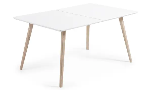Mesa de comedor extensible nórdica Quatre