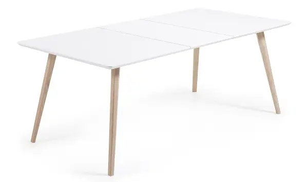 Mesa de comedor extensible nórdica Quatre