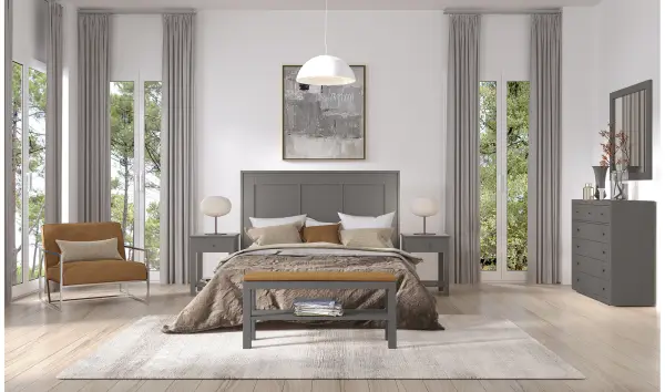 Dormitorio castaño Long Island