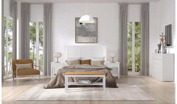 Dormitorio castaño Long Island