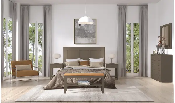 Dormitorio castaño Long Island