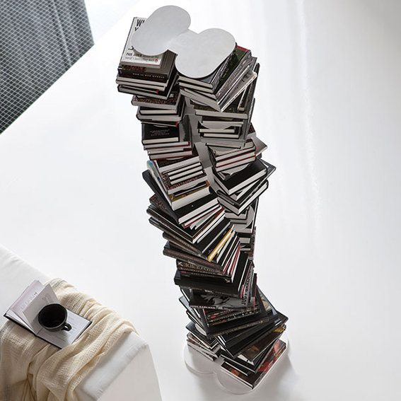 Librería 13 estantes acero Dna Cattelan