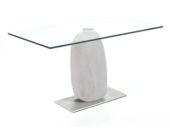 Mesa de comedor cristal Obelisco